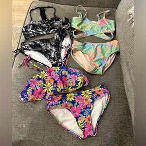 3 Swimsuits Bundle - Size 8 Girl’s